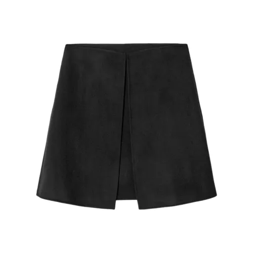 COS Черные Женские Повседневные Короткие Юбки
