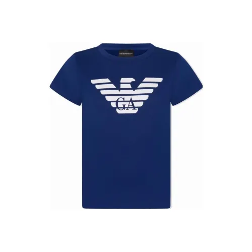 EMPORIO ARMANI T-рубашка SS23 кобальтовый синий детский