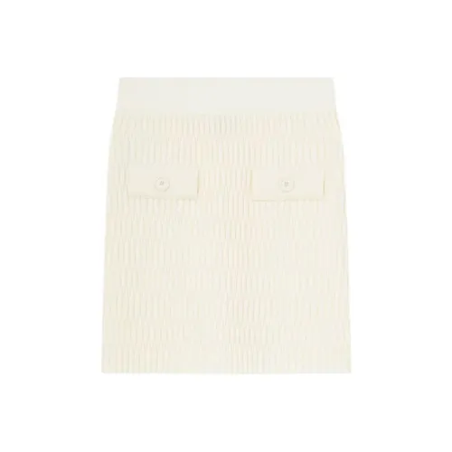 PINKO Повседневные короткие юбки Женские Бежевый