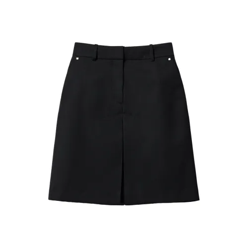 Calvin Klein Повседневные короткие юбки Женские Космос Черный