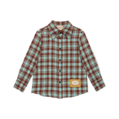 GUCCI Коричневый Kids Рубашки
