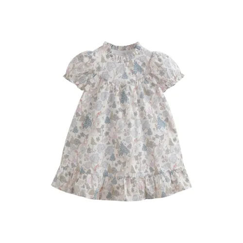 MARC JANIE Детское платье из серии Lufu серо-зеленое для малышей