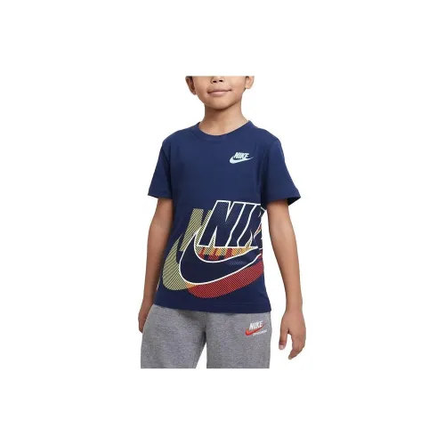 nike T-рубашка Futura SIDEWINDER темно-синяя детская