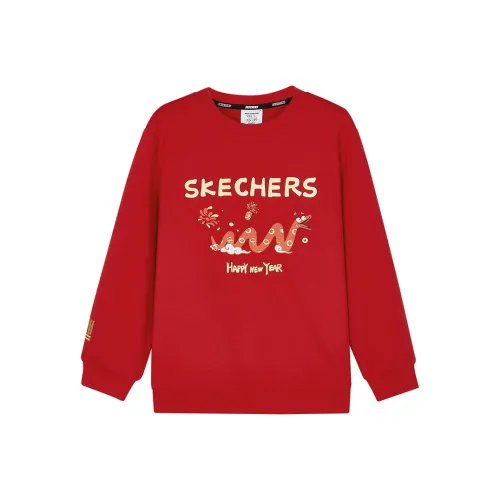 Skechers Kids Свитшот Гоночный Красный Подростки