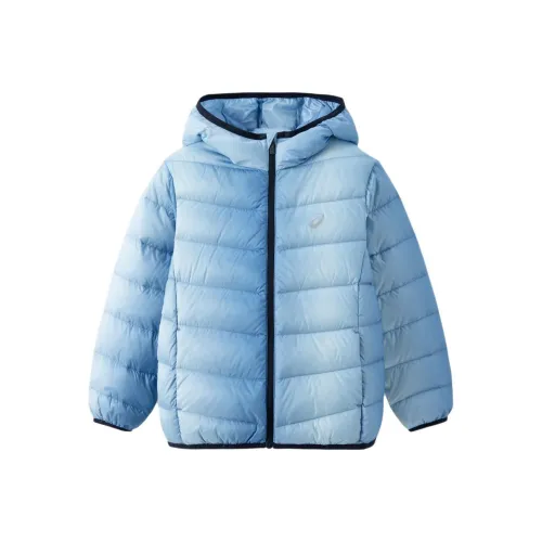Asics Пуховик Синий Подростки