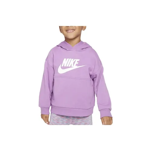 NIKE Темно-фиолетово-красный Детский Свитшот