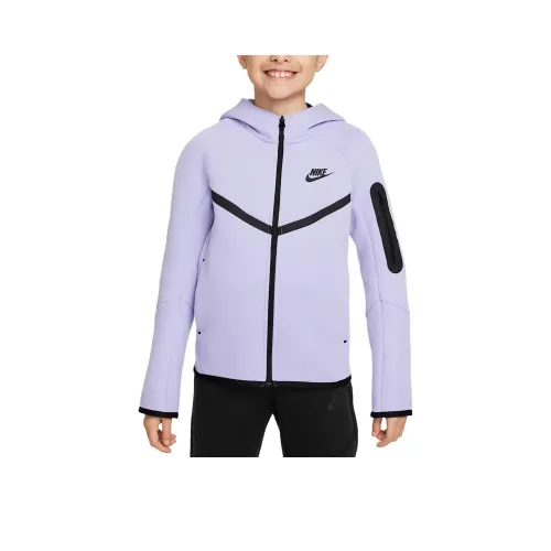 Куртка Nike Sportswear Tech Fleece SS25 Фиолетовая Детская