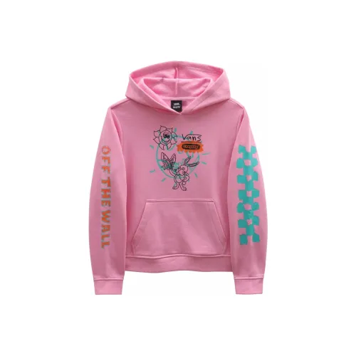Vans x Crayola Коллаборация Детская одежда Женский худи Розовый Детский