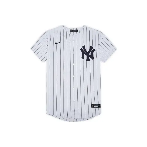 nike Полосы Рубашка Весна Лето и ОСЕНЬ Детский Белый