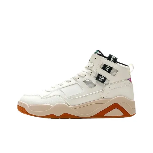 QIAODAN Dry Нескользящая Поддержка Высокий Топ Скейтборд Кроссовки Мужские Экрю