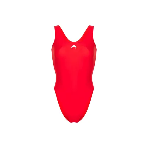 Marine Serre SS24 Ван-Пис Купальник Женский Красный