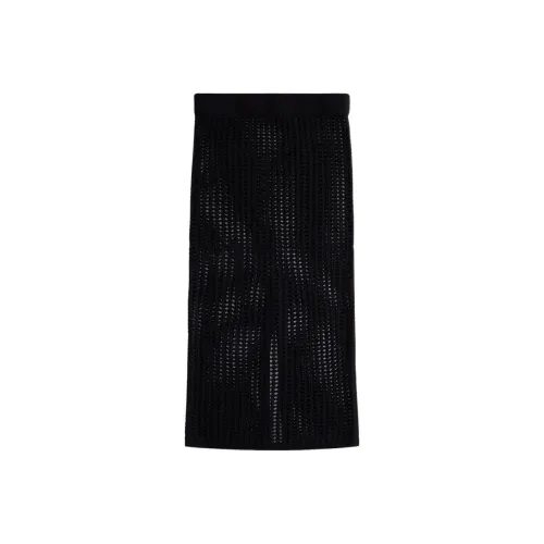 KITH Collaboration Женская 2024 Летняя коллекция SS24 Rhea Maxi Юбка Повседневная Длинная Юбка Женская Черная