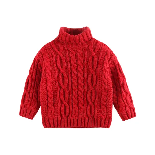 MARC JANIE Lufu series Свитер Детский Гранат Красный