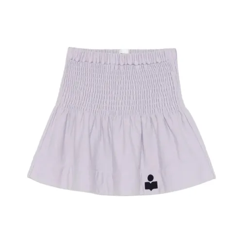 ISABEL MARANT ETOILE SS25 Повседневные короткие юбки Женские Светло-фиолетовый