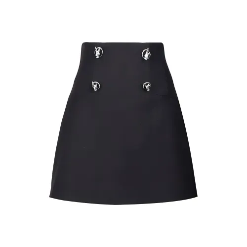 JORYAweekend Повседневные короткие юбки Женские Черный