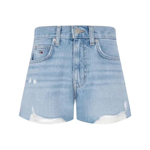 Tommy Hilfiger Джинсовые шорты Женские Джинсовый синий