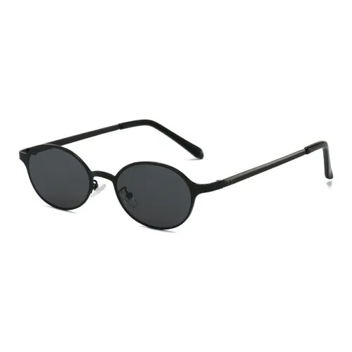 Thunder Pailong Металл OVAL SUNGLASSES Унисекс Черный Серебряный Золотой