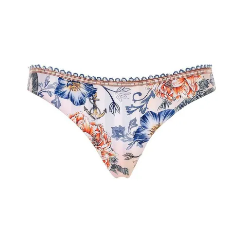Victoria's Secret Цветочный/Фиолетовый Женские Плавки