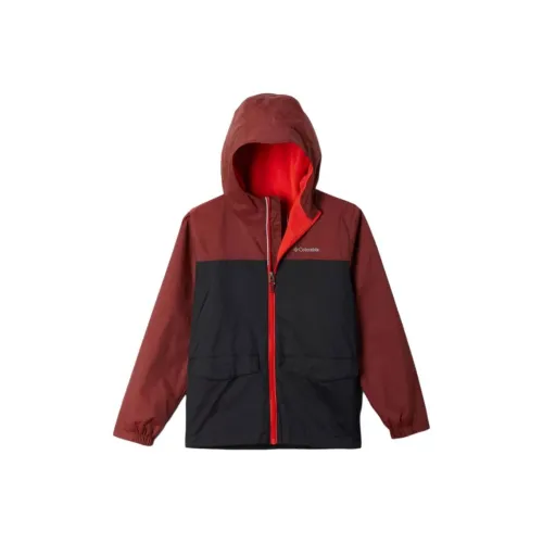 Columbia Куртки Пальто Дождь Zilla 2 Черный Красный Подростки