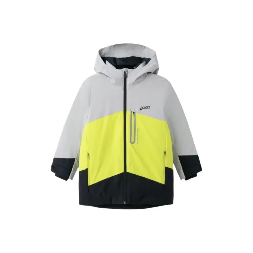 Asics Пуховик Желтый Зеленый Подростки