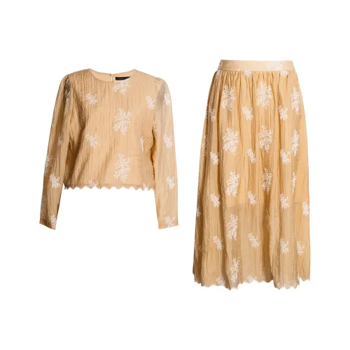 ROEYSHOUSE Комплект с юбкой Женские Светло-оранжевый