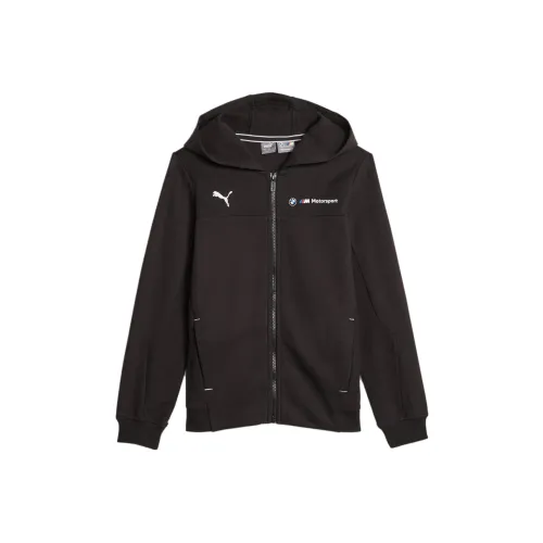 PUMA Свитшот Veste Немецкий размер (DE) Survêtement À Capuche BMW M Motorsport Черный Детский