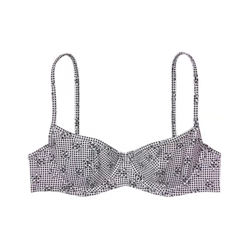 Victoria's Secret Розовый BY FRANKIES BIKINIS Курослеп Бикини Топ мм Бикини Женские Черный