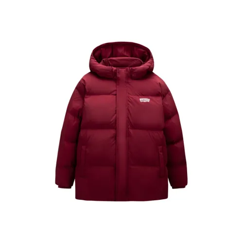 Levi's Пуховик Травяной Красный для детей 3-7 лет
