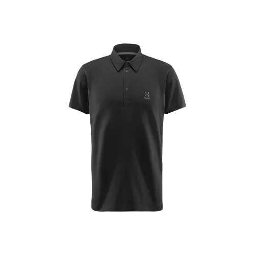 HAGLÖFS Поло Мужское Чисто Черное