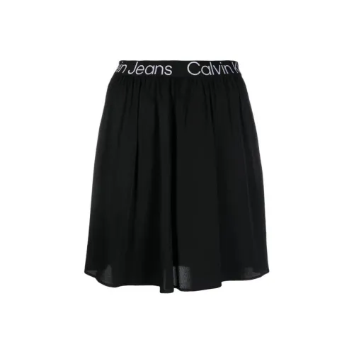 Calvin Klein Повседневные короткие юбки Женские Черный