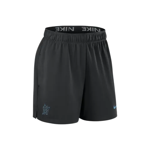 nike Miami Marlins Аутентичная коллекция Practice спортивные шорты женские черные