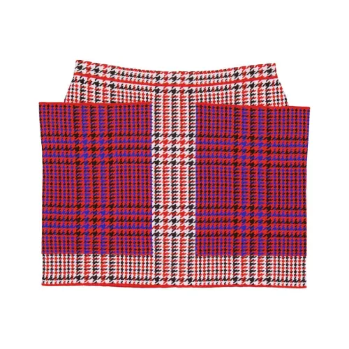 Burberry Ярко-красные Женские Повседневные Короткие Юбки