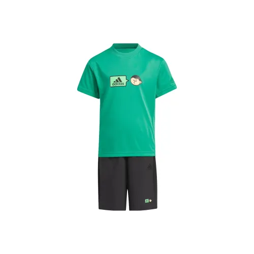 Adidas X SEEBIN Co Бренд SS23 Умеренный Детский Спортивный Костюм для Малышей