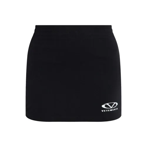Vetements Черные Женские Повседневные Короткие Юбки