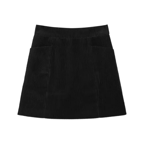 Fstudio Повседневные короткие юбки Женские Черный