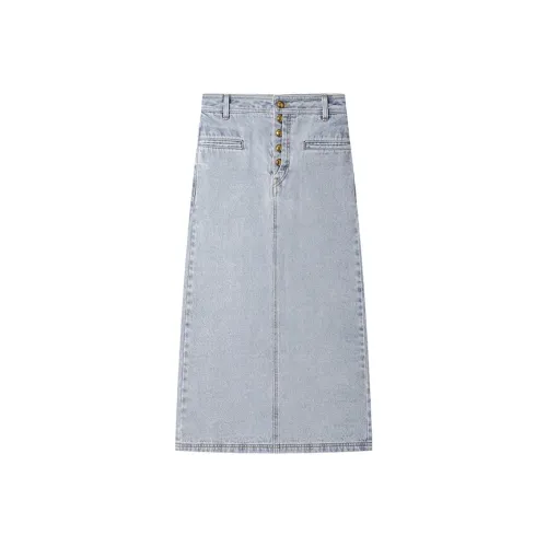 LOUISY AO Повседневный Длинный Юбка Женские