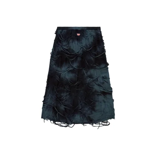 DIESEL Черные Женские Повседневные Длинные Юбки
