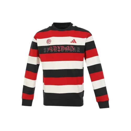 Adidas Свитшот Красный Черный Подростки