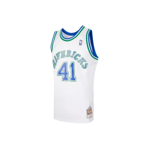 Mitchell Ness Белая мужская баскетбольная футболка