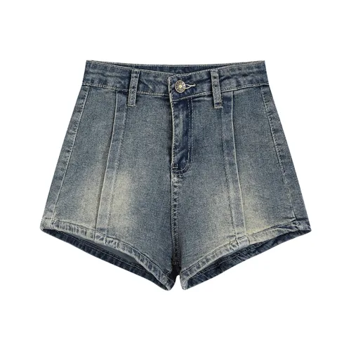 DGMZ Джинсовые шорты Женские Винтажные синие