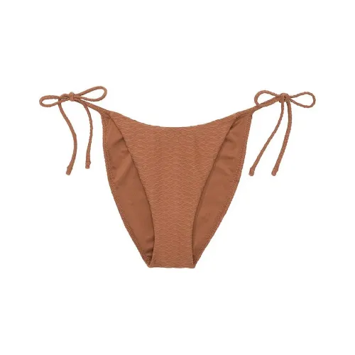 Victoria's Secret Mix Match Боковая сторона Галстук Cheeky Бикини Низ C Плавки Женские Карамель