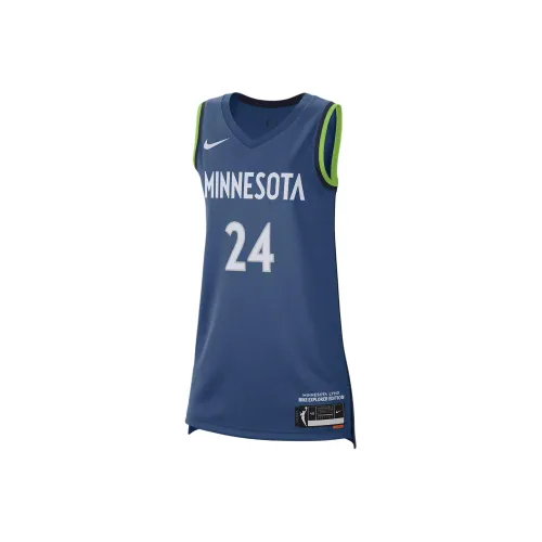 nike Dri FIT Minnesota Lynx Explorer Edition Баскетбольная Джерси Женская Дворцовый Синий Коллегиальный Морской Синий