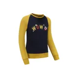 Реглан с короткими рукавами, желтого цвета