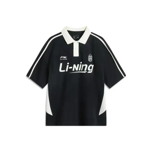 LINING Sports Life Collection Мужская Поло Черная