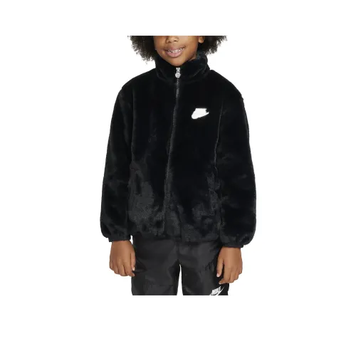 nike Куртки Пальто Черный Дети Возраст 3-7 Лет