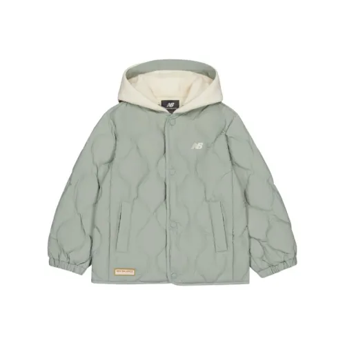 New Balance совместный бренд Down Jacket NB Зеленый Детский