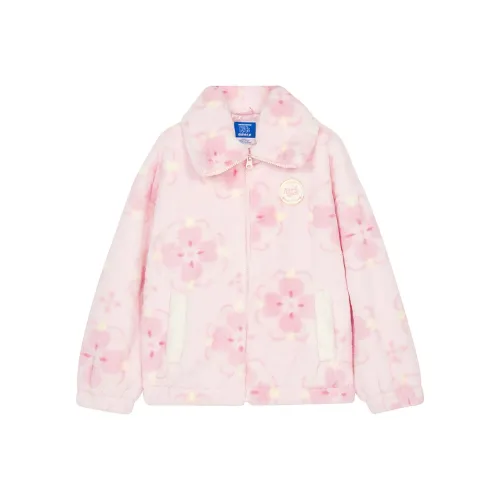 Skechers Kids Куртка Розовая Сливовый Цветок Полностью С принтом Детская