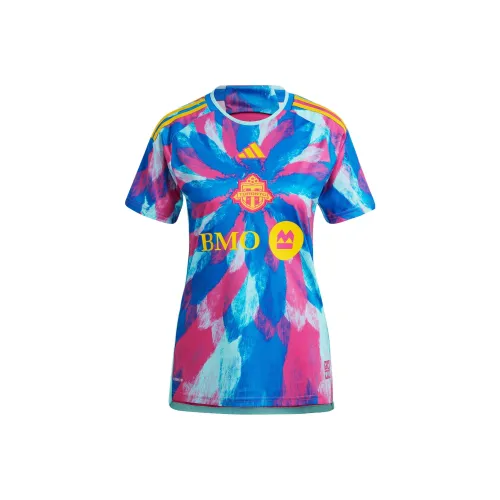 Adidas Toronto FC Розовый/синий Женская Футбольная Джерси