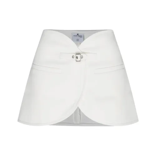 COURREGES Повседневные короткие юбки Женские Белые