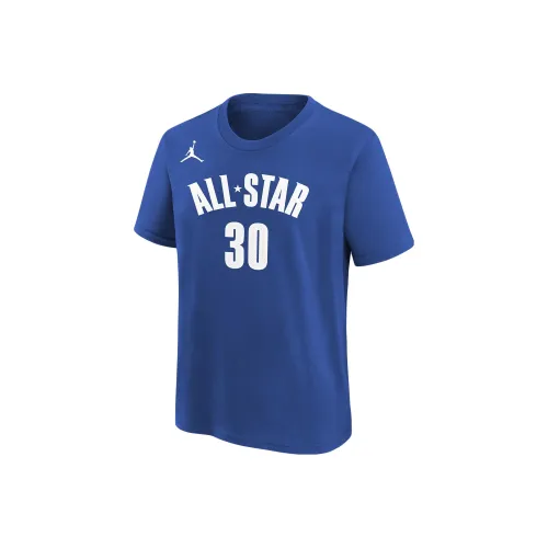 Джордан Stephen Curry Golden State Warriors All Star Essential T-Shirt Golden State Warriors Детский Синий